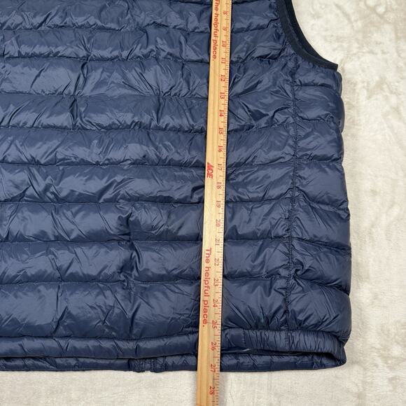 Polo Ralph Lauren Down Puffer Vest Navy Blue Red Pony Men's Size XL EUC - Picture 7 of 9